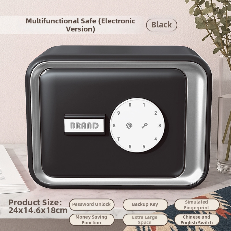 Παιδικός οικιακός κουμπαρά-ασφαλές με μηχανικό κωδικό κλείδωμα, πλαστική κατασκευή, μεγάλη χωρητικότητα, έξυπνη προστασία από κλοπή