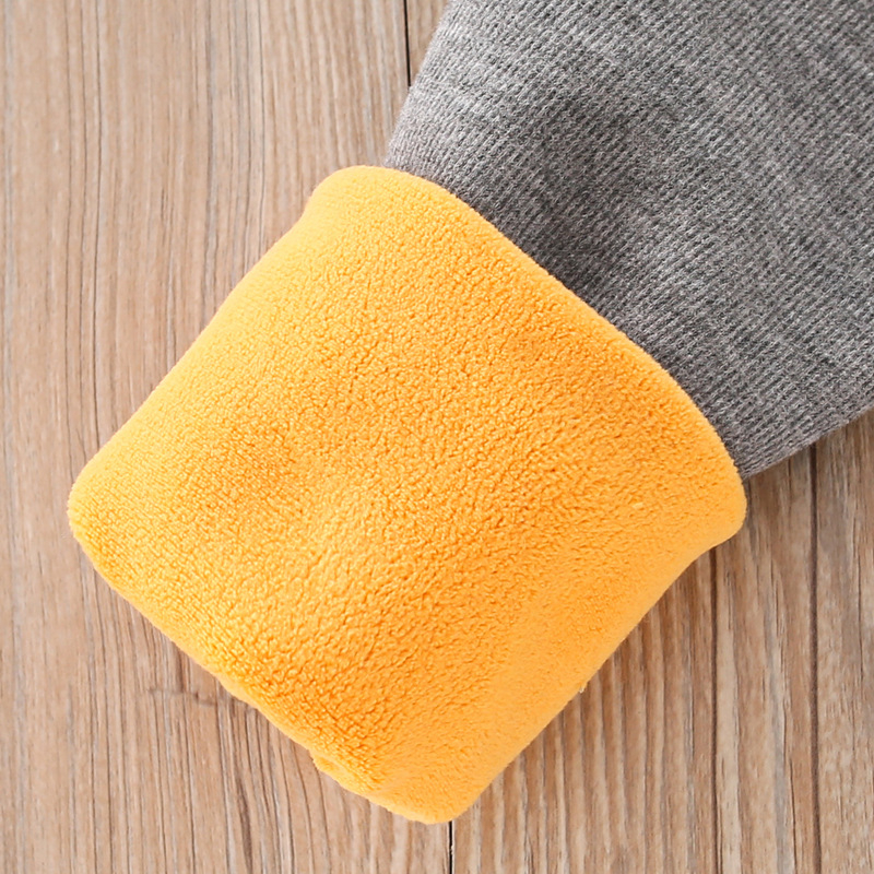 Κοριτσίστικα κολάν με επένδυση φλίς, χειμερινά, στενή γραμμή, 60% πολυεστέρας, ανάμειξη χημικών ινών