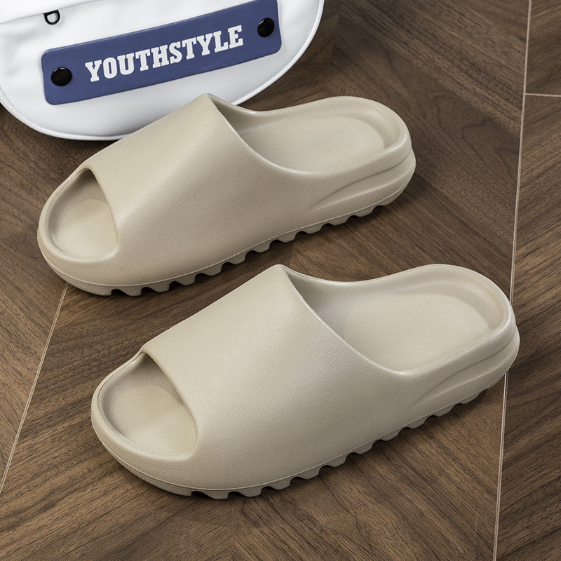 Flip-flops με πλαστικό επάνω μέρος, PU σόλα, slip-on, νεανικό στυλ, για ηλικίες 18–40 ετών