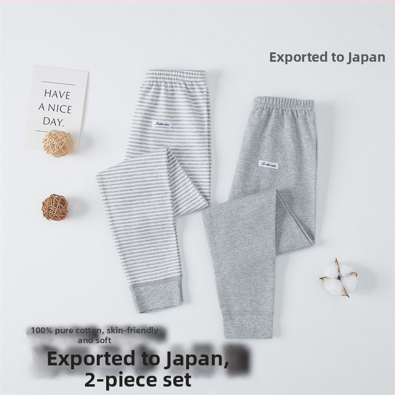 Gyerekeknek készült 100% pamut hosszú alsónadrág - Uniszex, Biztonsági osztály A, 3-8 éveseknek, Télen 2021