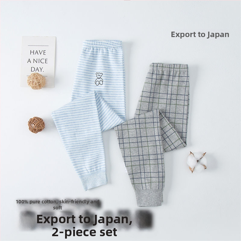 Gyerekeknek készült 100% pamut hosszú alsónadrág - Uniszex, Biztonsági osztály A, 3-8 éveseknek, Télen 2021