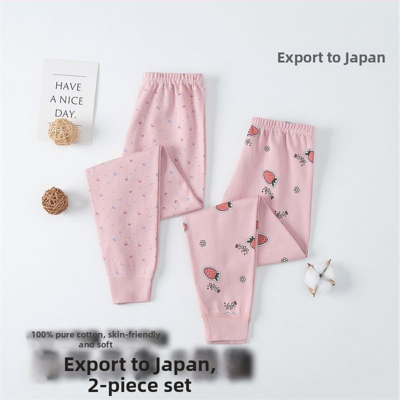 Gyerekeknek készült 100% pamut hosszú alsónadrág - Uniszex, Biztonsági osztály A, 3-8 éveseknek, Télen 2021