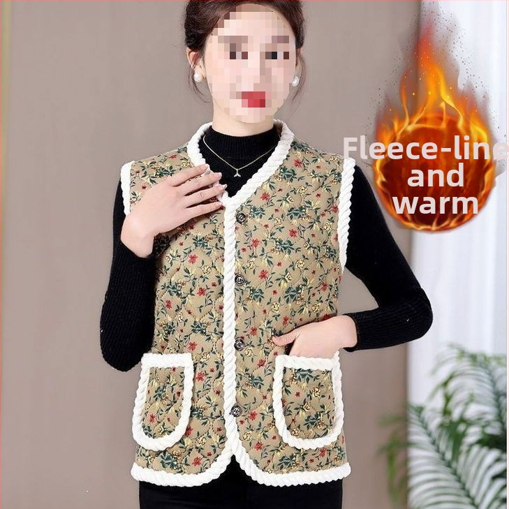 Dámska vesta z ovčej vlny s V výstrihom, jedným gombom, ultra krátka dĺžka, vlnená výplň