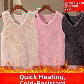 Ženské bezrukávové termo vesty, regulárny strih, polo golier, chenille tkanina, 90–95% Spandex (Jar 2025)