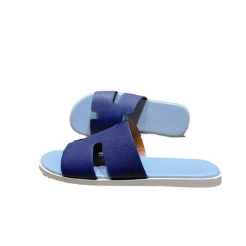 Ανδρικά πέδιλα — επάνω μέρος από δέρμα μικροϊνών, σόλα από καουτσούκ, κορεατικό στυλ