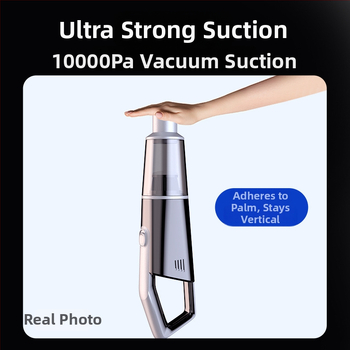 Aspirator de mână pentru mașină - fără perii, portabil, cu utilizare dublă pentru casă și mașină, 7,4V, 120W, 8000 Pa, autonomie de 20 de minute, 60 dB