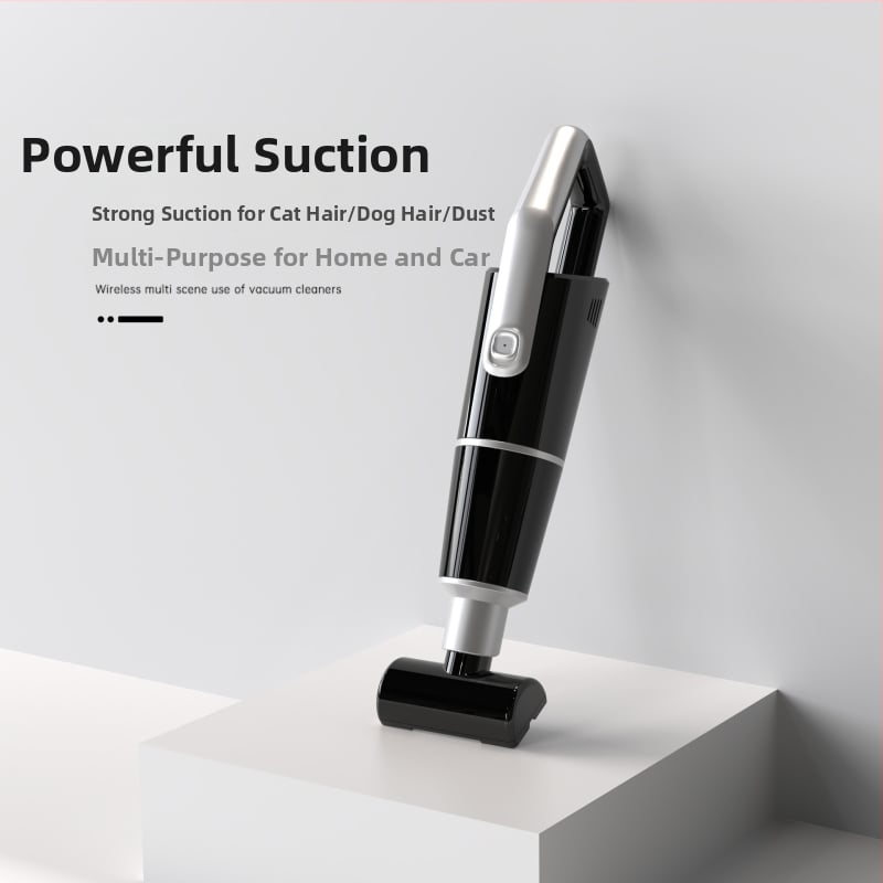 Aspirator de mână pentru mașină - fără perii, portabil, cu utilizare dublă pentru casă și mașină, 7,4V, 120W, 8000 Pa, autonomie de 20 de minute, 60 dB