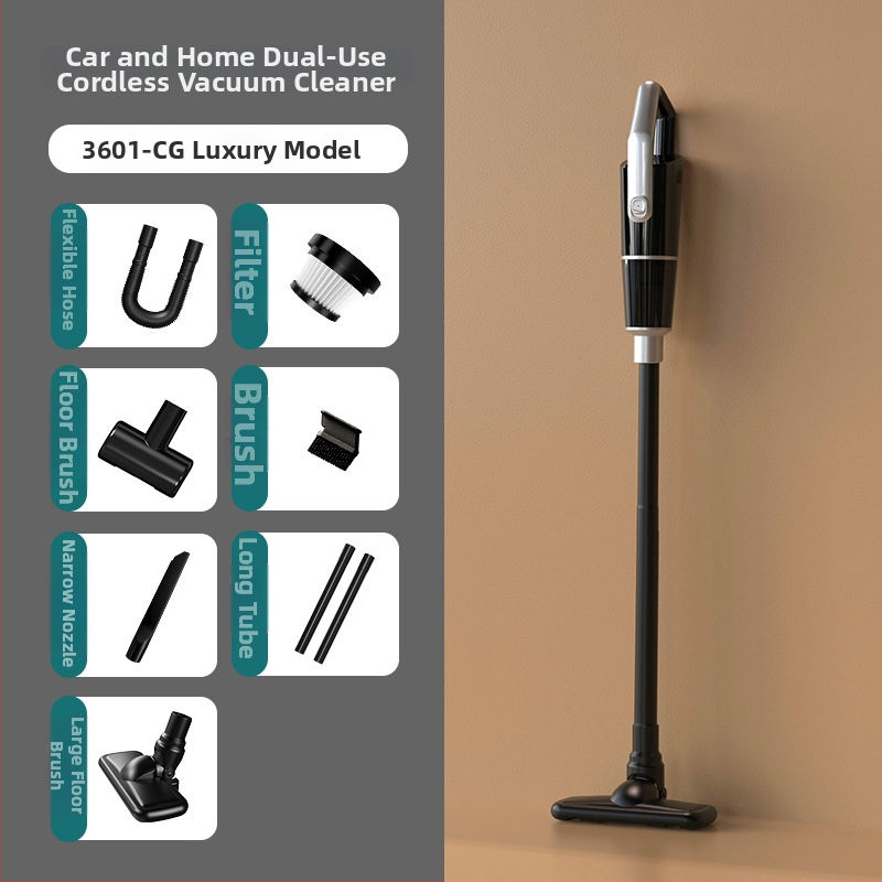 Aspirator de mână pentru mașină - fără perii, portabil, cu utilizare dublă pentru casă și mașină, 7,4V, 120W, 8000 Pa, autonomie de 20 de minute, 60 dB