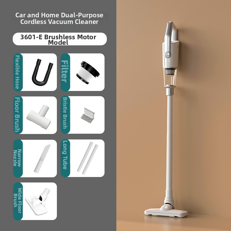 Aspirator de mână pentru mașină - fără perii, portabil, cu utilizare dublă pentru casă și mașină, 7,4V, 120W, 8000 Pa, autonomie de 20 de minute, 60 dB