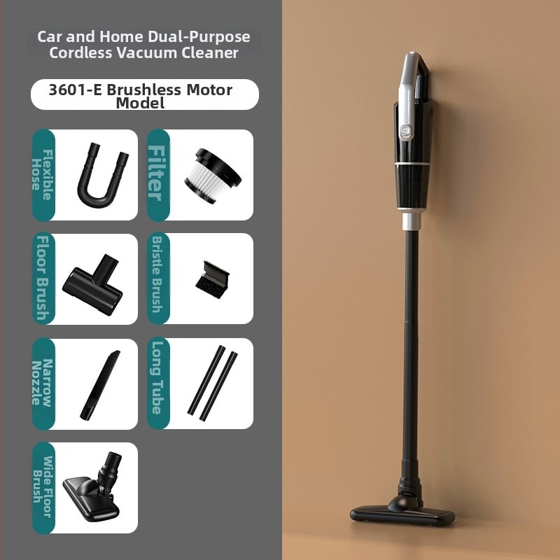 Aspirator de mână pentru mașină - fără perii, portabil, cu utilizare dublă pentru casă și mașină, 7,4V, 120W, 8000 Pa, autonomie de 20 de minute, 60 dB