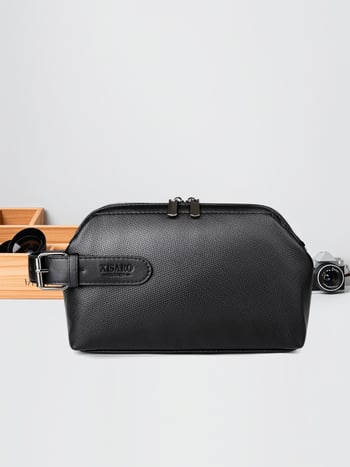 Geantă clutch pentru bărbați - Material PU • Brand: Saro Xi • Interior: poliester • Funcție: reduce povara