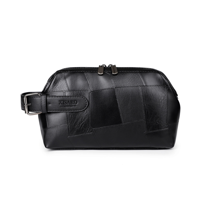 Geantă clutch pentru bărbați - Material PU • Brand: Saro Xi • Interior: poliester • Funcție: reduce povara