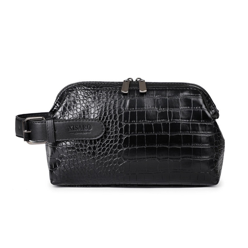 Geantă clutch pentru bărbați - Material PU • Brand: Saro Xi • Interior: poliester • Funcție: reduce povara