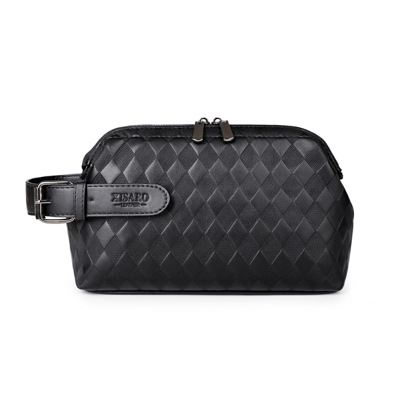 Geantă clutch pentru bărbați - Material PU • Brand: Saro Xi • Interior: poliester • Funcție: reduce povara
