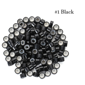 DF001 Szilikon zárógyűrű hajkiegészítőkhöz egyenes hajhoz