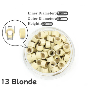 DF001 Szilikon zárógyűrű hajkiegészítőkhöz egyenes hajhoz