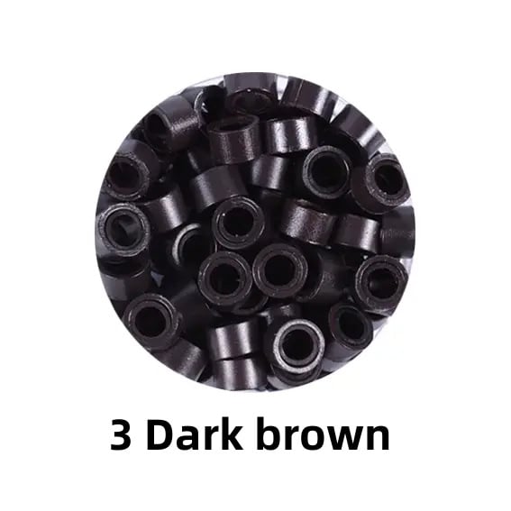 DF001 Szilikon zárógyűrű hajkiegészítőkhöz egyenes hajhoz