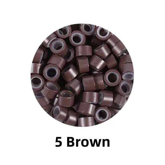 DF001 Szilikon zárógyűrű hajkiegészítőkhöz egyenes hajhoz