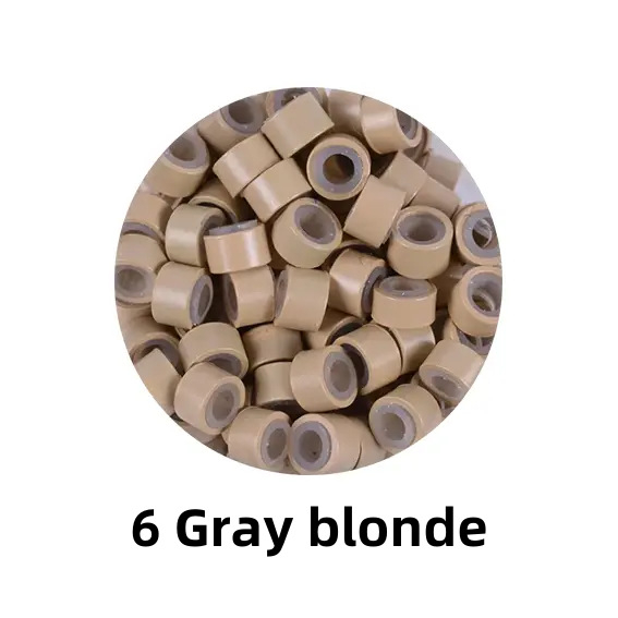 DF001 Szilikon zárógyűrű hajkiegészítőkhöz egyenes hajhoz