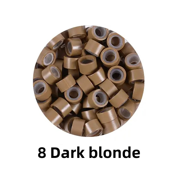 DF001 Szilikon zárógyűrű hajkiegészítőkhöz egyenes hajhoz