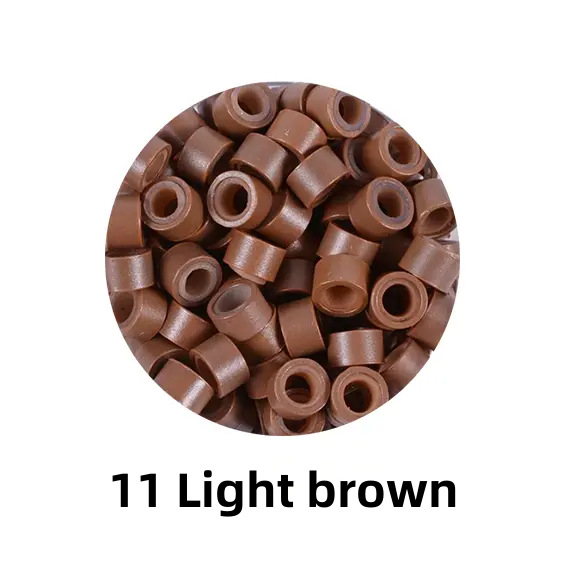 DF001 Szilikon zárógyűrű hajkiegészítőkhöz egyenes hajhoz