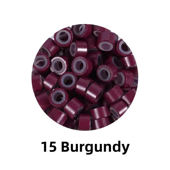 DF001 Szilikon zárógyűrű hajkiegészítőkhöz egyenes hajhoz