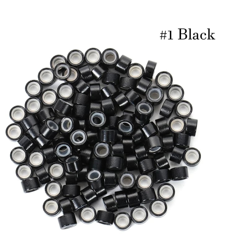 DF001 Szilikon zárógyűrű hajkiegészítőkhöz egyenes hajhoz