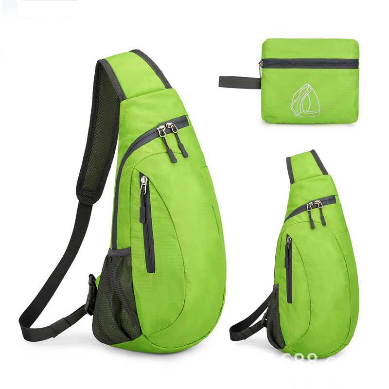 Sklopiva muška crossbody torba s tiskanim logom, od poliestera, za putovanja i slobodno vrijeme