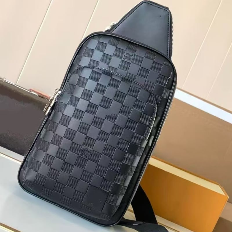 Muška chest bag, street fashion stil, prirodna koža, podstava od platna, vodootporna, proširiva