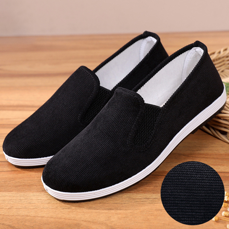 Ανδρικά Παπούτσια Slip-on με suede επάνω, ελαστικό κλείσιμο, διαπνέουσα σόλα από καουτσούκ