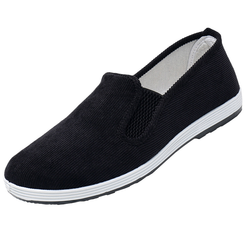 Ανδρικά Παπούτσια Slip-on με suede επάνω, ελαστικό κλείσιμο, διαπνέουσα σόλα από καουτσούκ