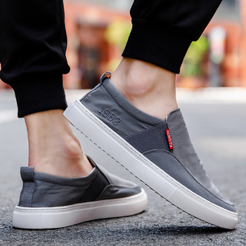 Ανδρικά Υφασμάτινα Παπούτσια, Καθημερινό Στυλ, Άνω Μέρος από Ύφασμα, Λαστιχωτή Σόλα, Χαμηλή Φτέρνα, Εσωτερικό από Ύφασμα, Υφασμάτινος Πάτος