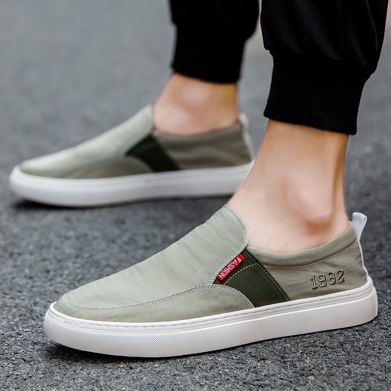 Ανδρικά Υφασμάτινα Παπούτσια, Καθημερινό Στυλ, Άνω Μέρος από Ύφασμα, Λαστιχωτή Σόλα, Χαμηλή Φτέρνα, Εσωτερικό από Ύφασμα, Υφασμάτινος Πάτος