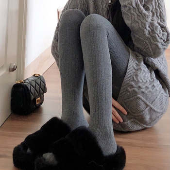 Βαμβακερά κολάν σε στυλ ολόσωμου παντελονιού – χοντρά, ζεστά, υψηλή μέση, όλα-σε-ένα