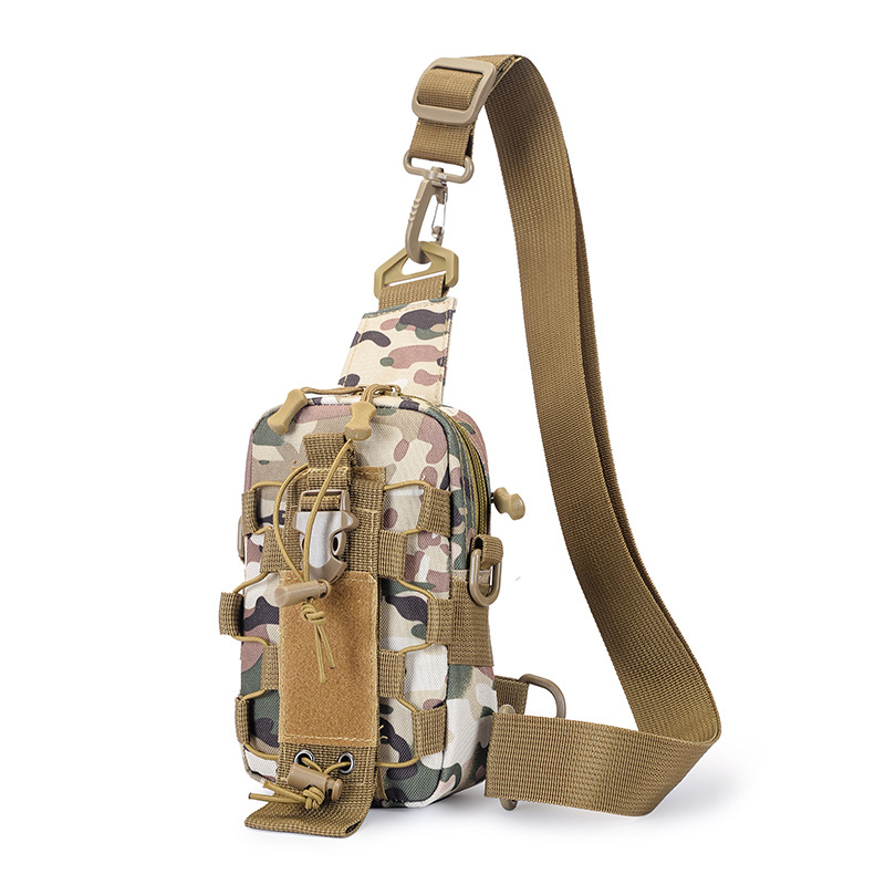 HAONNA Geantă de piept pentru bărbați, crossbody tactică, material Oxford, pentru călătorii casual