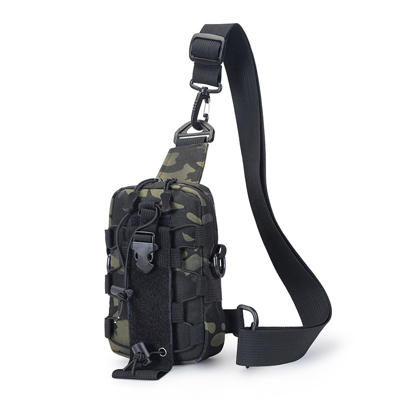 HAONNA Geantă de piept pentru bărbați, crossbody tactică, material Oxford, pentru călătorii casual