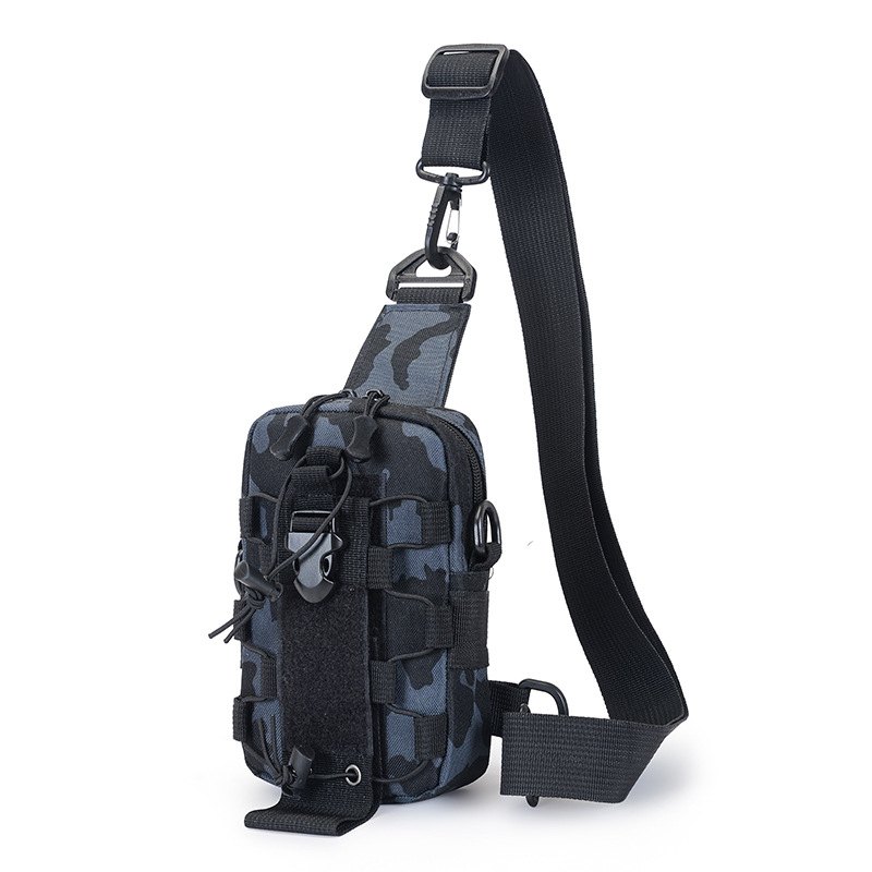 HAONNA Geantă de piept pentru bărbați, crossbody tactică, material Oxford, pentru călătorii casual