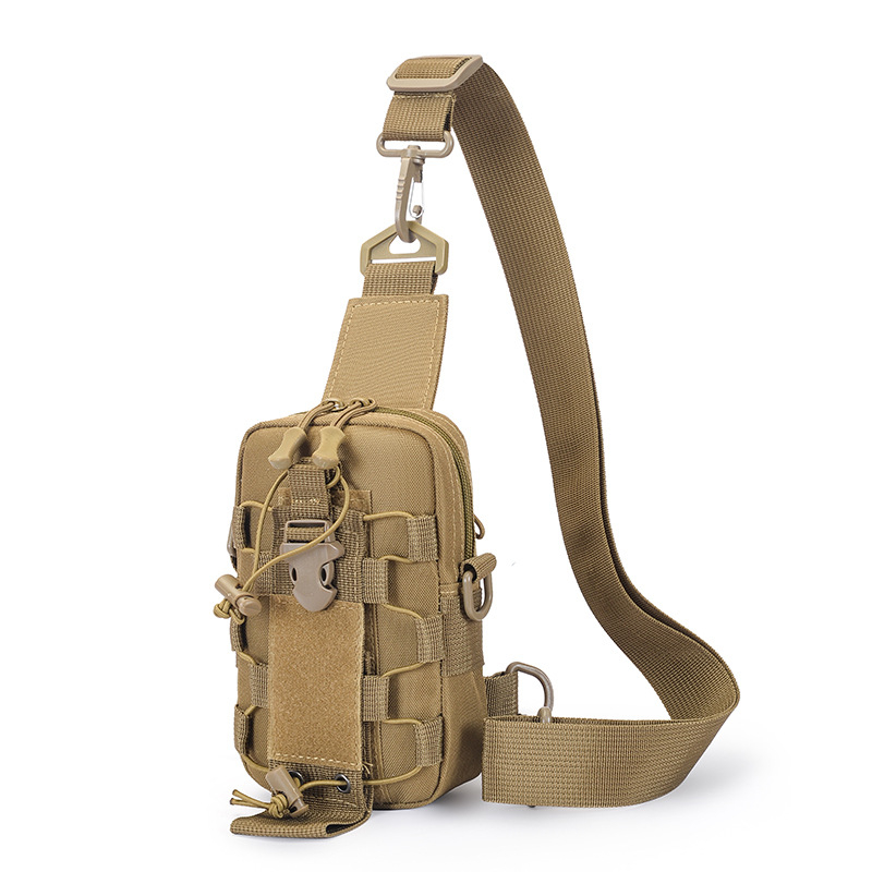 HAONNA Geantă de piept pentru bărbați, crossbody tactică, material Oxford, pentru călătorii casual