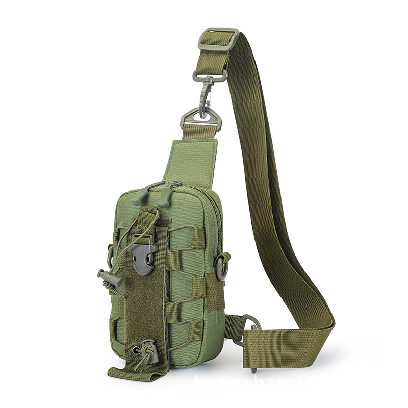 HAONNA Geantă de piept pentru bărbați, crossbody tactică, material Oxford, pentru călătorii casual