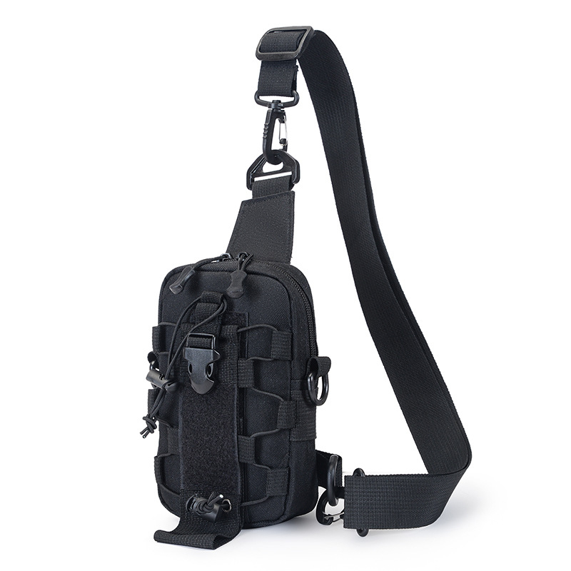 HAONNA Geantă de piept pentru bărbați, crossbody tactică, material Oxford, pentru călătorii casual