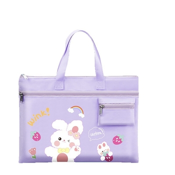 Bedome Σχολική τσάντα από καμβά με φερμουάρ, Καρτούν σχέδιο