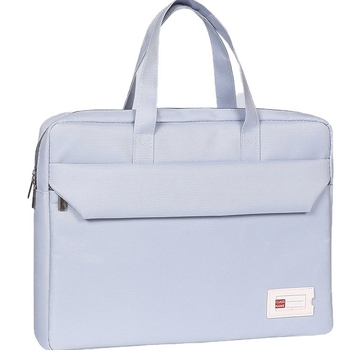 Φοιτητική τσάντα για φορητό υπολογιστή και έγγραφα, unisex, από Oxford ύφασμα, με φερμουάρ, τετράγωνο σχήμα (Okki; Oxford ύφασμα; φερμουάρ; τετράγωνο σχήμα)