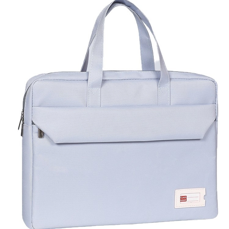 Φοιτητική τσάντα για φορητό υπολογιστή και έγγραφα, unisex, από Oxford ύφασμα, με φερμουάρ, τετράγωνο σχήμα (Okki; Oxford ύφασμα; φερμουάρ; τετράγωνο σχήμα)