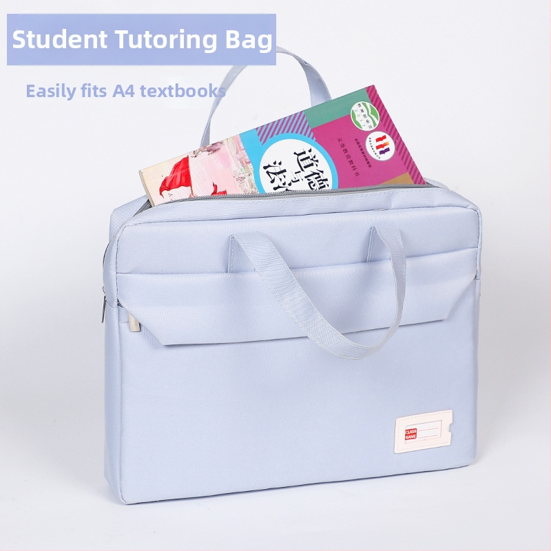 Študentská taška na notebook a dokumenty, unisex, z Oxford materiálu, na zips, štvorcový tvar (Okki; Oxford materiál; zips; štvorcový tvar)