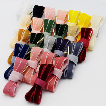 Kulogin șireturi din velur pe o singură parte, șireturi plate, 60–200 cm, seria #16