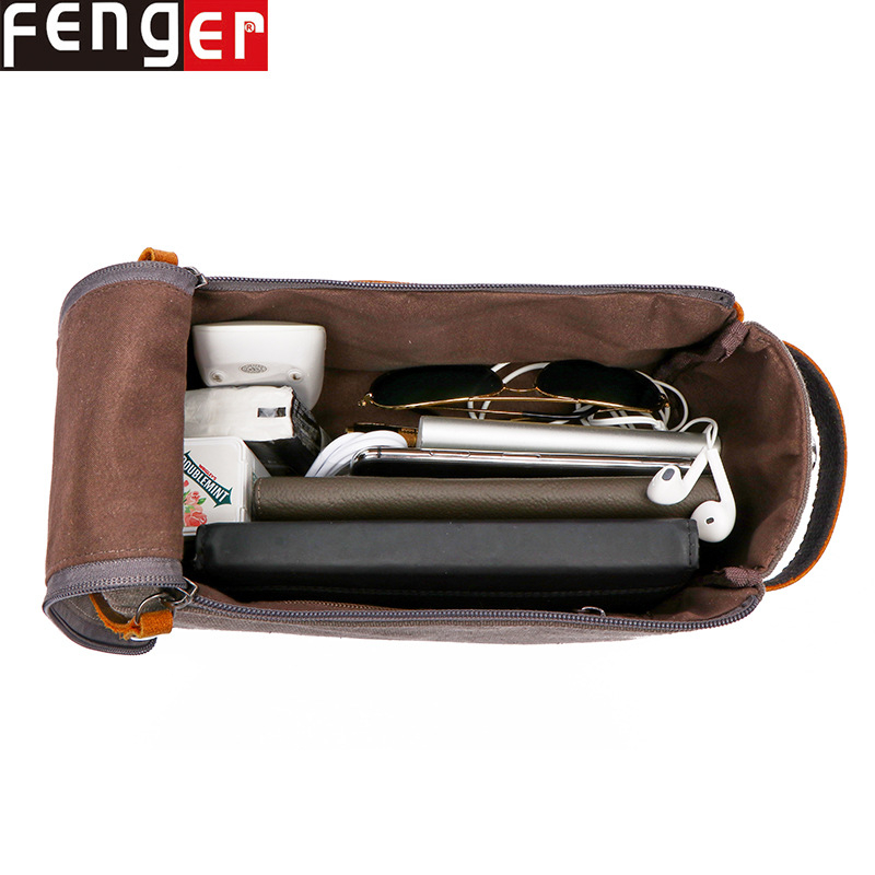 Geantă de voiaj pentru produsele de îngrijire și cosmetice, pânză, capacitate sub 20 L, căptușeală poliester-bumbac, model monocrom, 8650#