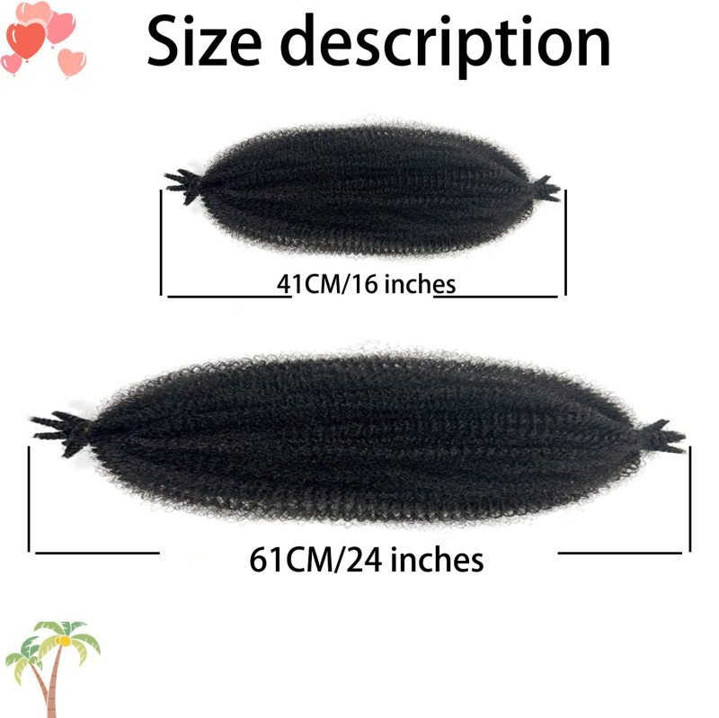 Manfuli SW296 Ženska peruka s kovrčavom kosom i afričkim crochet pletenicama, mehanička obrada, visokotemperaturna svila, nije bojiva