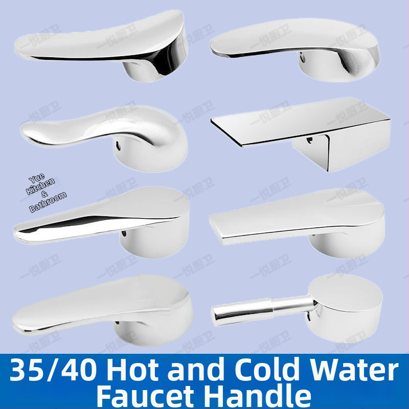 Rukoväť kohútika pre drez a kuchyňu, miešanie horúcej a studenej vody, zliatina, moderný minimalistický štýl