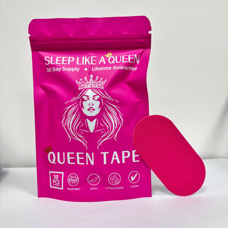 Szájzsinór alvásra – horkolás elleni tapasz, rugalmas anyag, testreszabható, egyszerű stílus