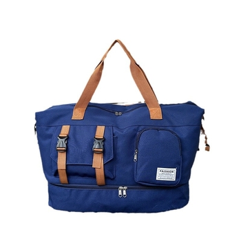 Geantă unisex pentru călătorii și fitness, compactă, capacitate sub 20 L, material Oxford, respirabilă, căptușeală poliester